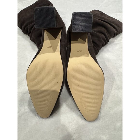 Guess Women's Yeppy Mid Calf Slouchy Block Heel Dress Boots Brown Size 6 1/2 - Picture 6 of 8